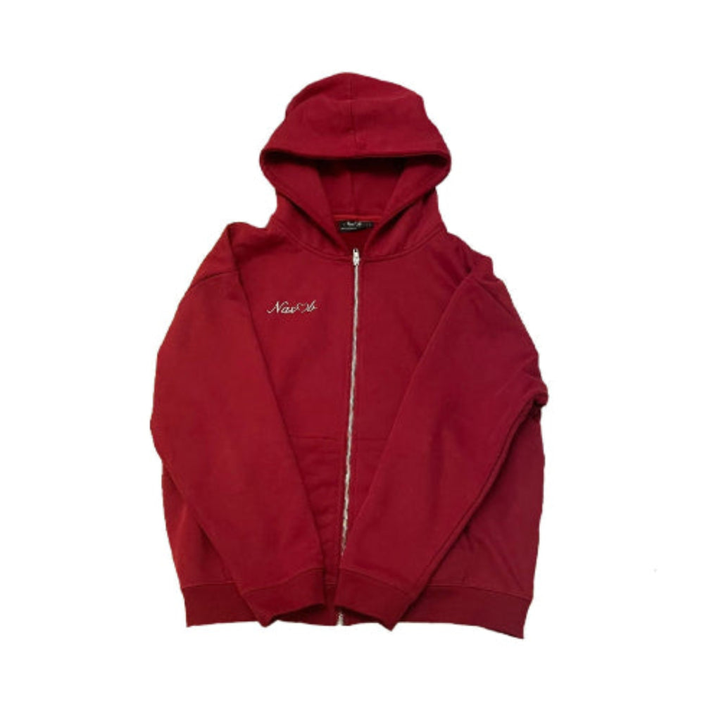 Full Naseeb Tracksuit Wine Red